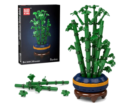 Zabawka edukacyjno-interaktywna Mould King Klocki konstrukcyjne Bonsai bambusowe 375 el. zestaw 24121